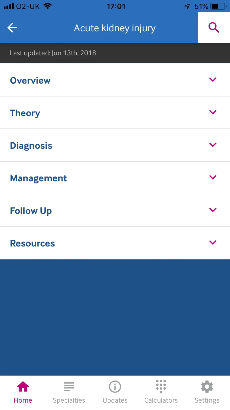 BMJ Best Practice screenshot