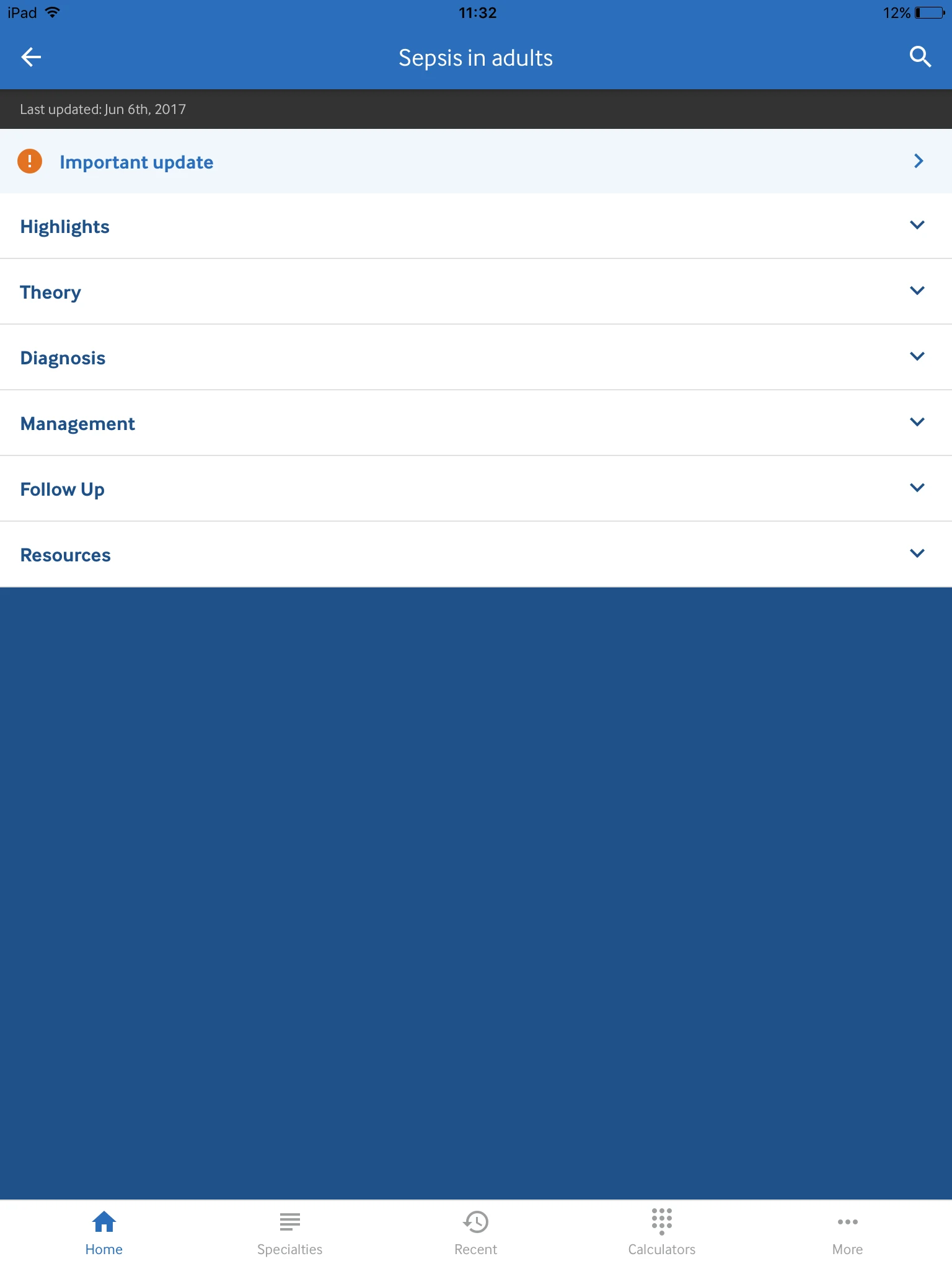 BMJ Best Practice screenshot